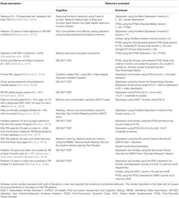 A Role for the Amygdala in Impairments of Affective Behaviors Following Mild Traumatic Brain Injury